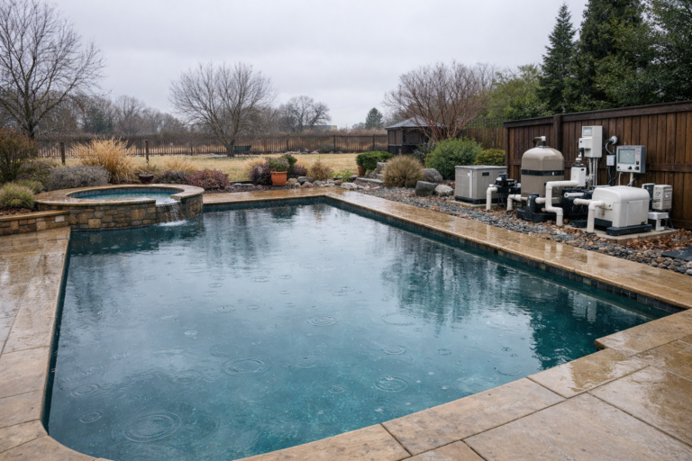 Winter Pool Equipment Checkup in Elk Grove
